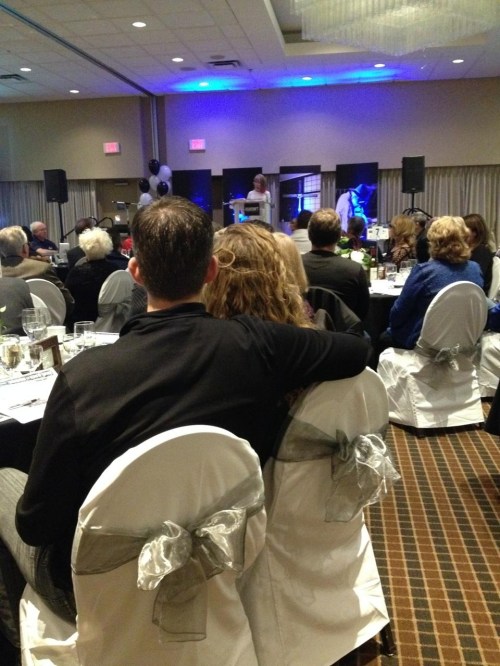 Mac presenting at the 2013 NightShift unGala